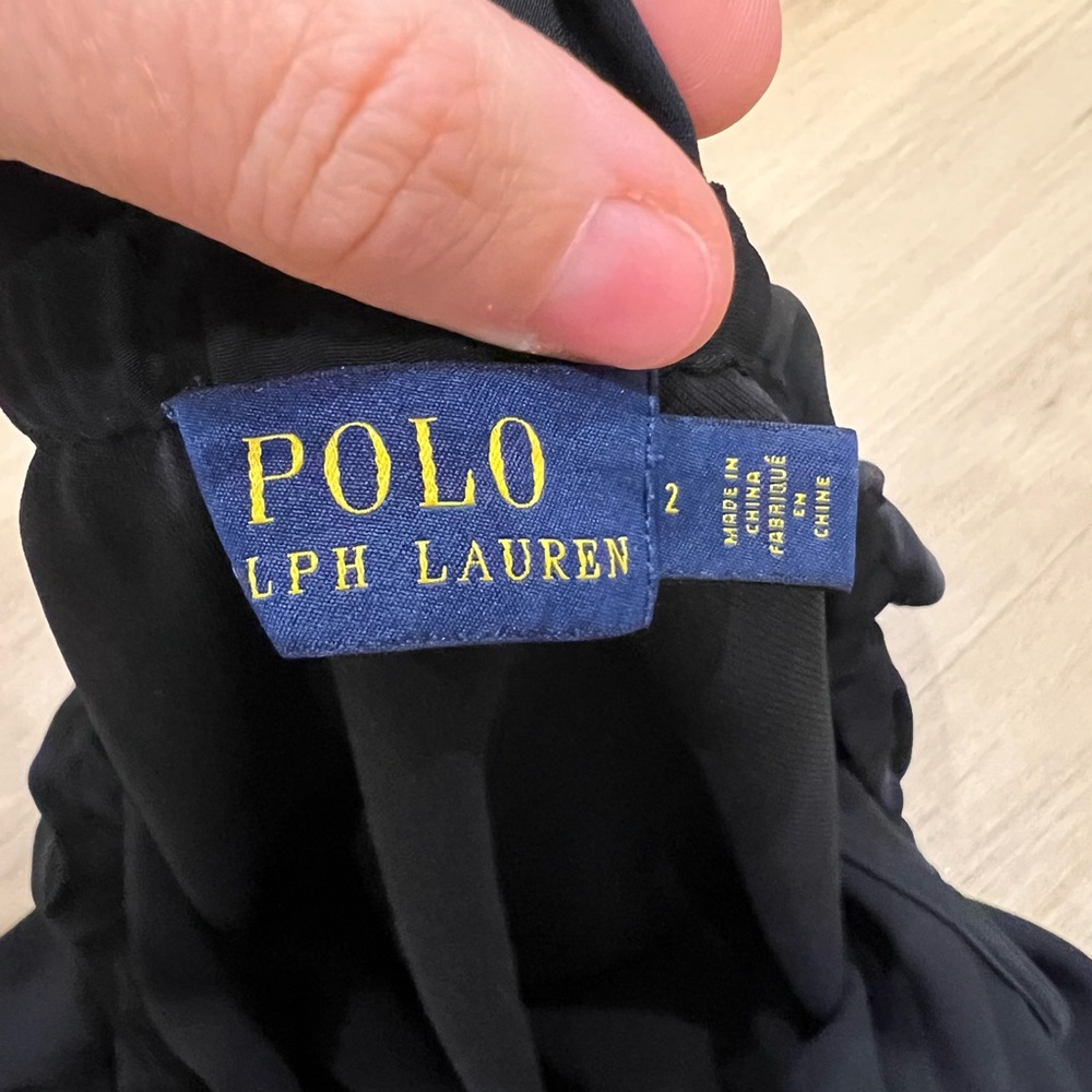 Ralph Lauren Ruffled Shoulder Top - Picture 8 of 8